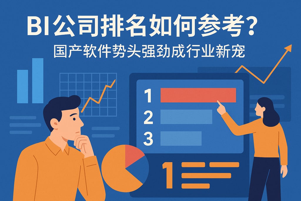 BI公司排名如何参考？国产软件势头强劲成行业新宠"